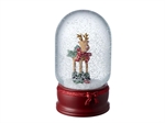 832008 Oval rystekugle Rudolf med sne fra Medusa - Tinashjem